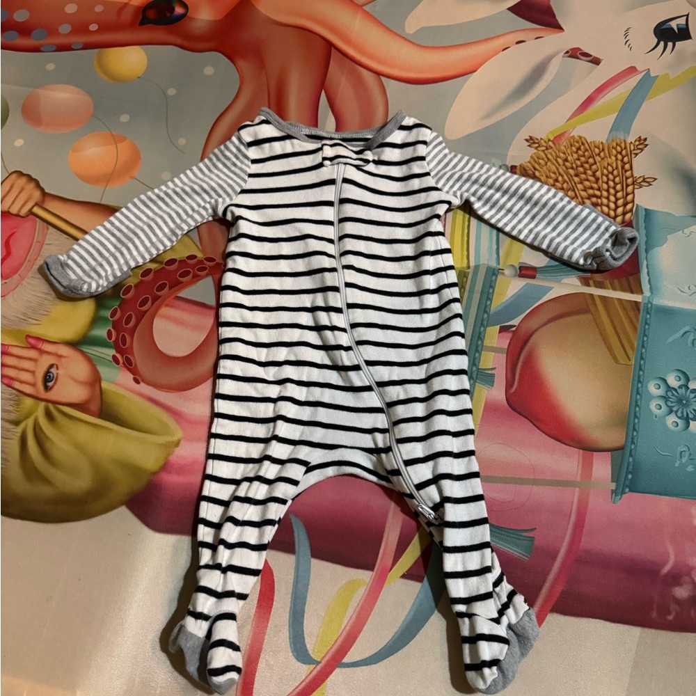Striped onesie